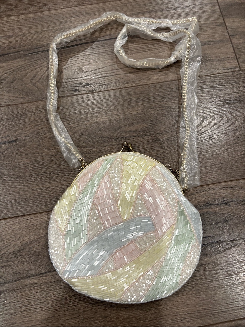 Vintage Beaded Shoulder Bag Clutch Multi Colour